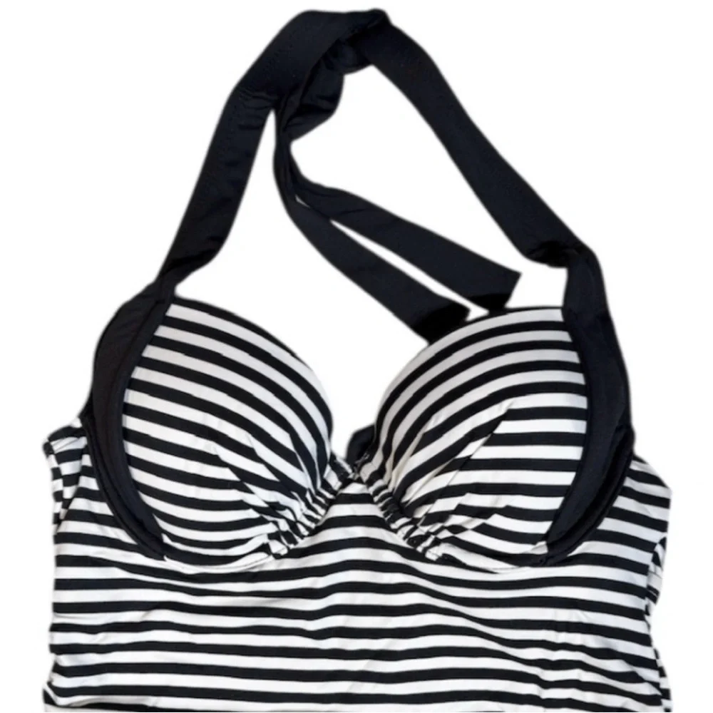 Tommy Bahama Littlestripe Underwire Halter Tankini, DD Cup